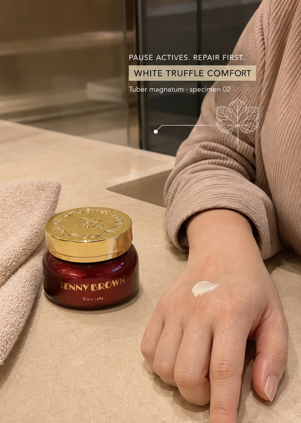 JennyBrown White Truffle face cream product sharing image, second view