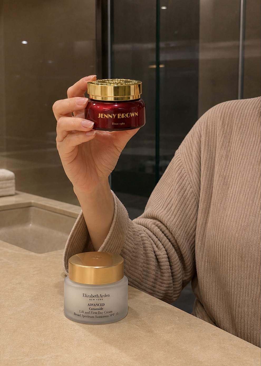 JennyBrown White Truffle face cream product sharing image, fourth view