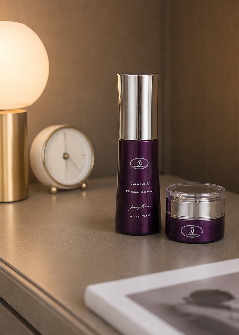 JennyBrown caviar set third image showing product usage