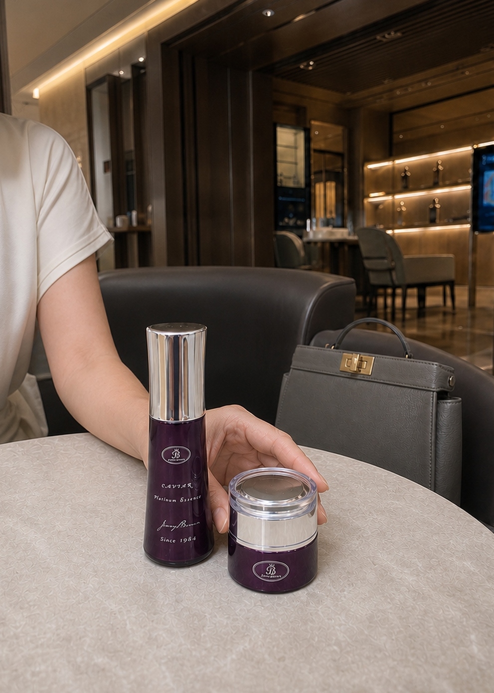 JennyBrown Caviar Set third image showing product texture